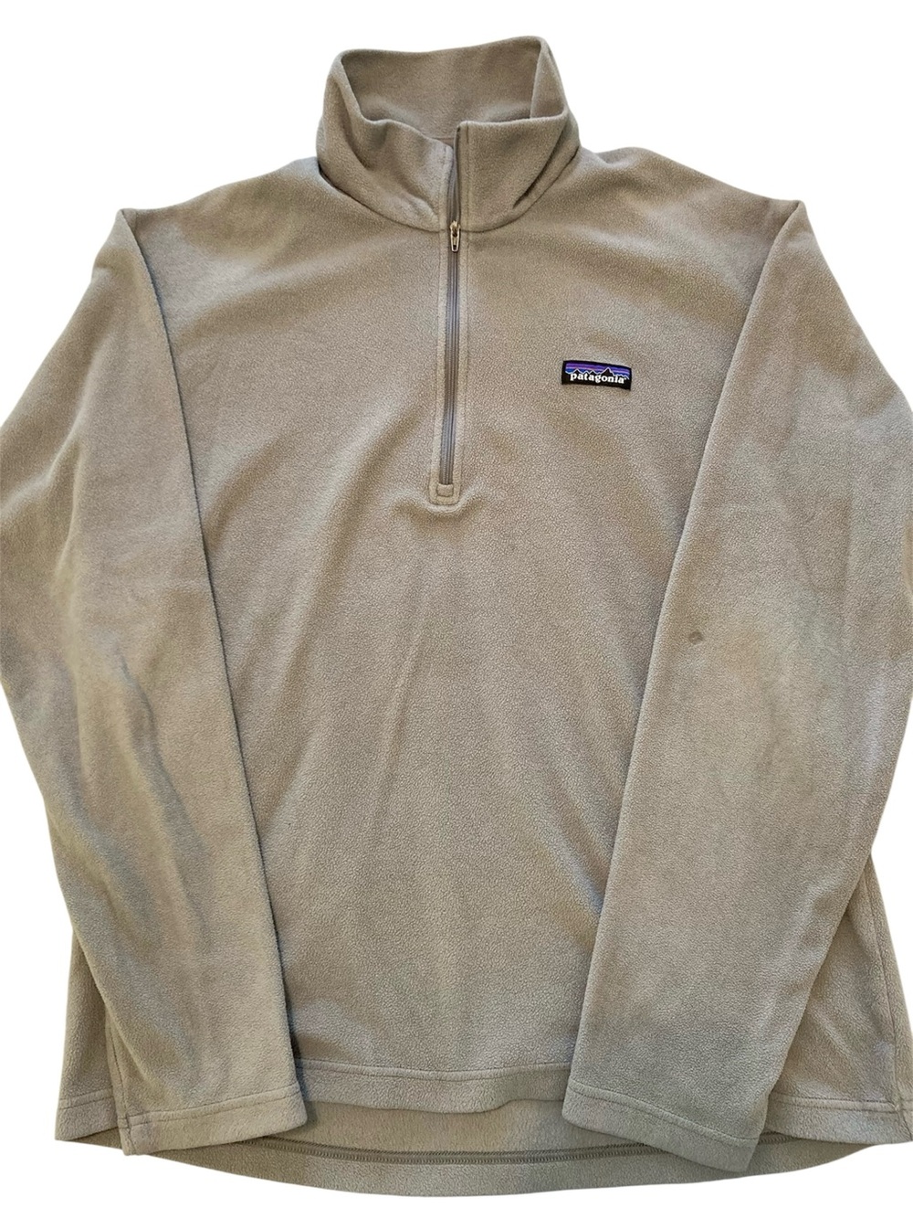 Patagonia Men’s Synchilla Grey Quarter-zip Fleece M